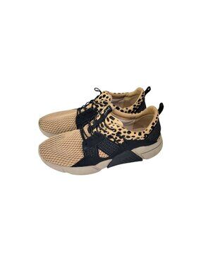Mark Nason Beige & Black Leopard Print Sneakers - Women's Size 10